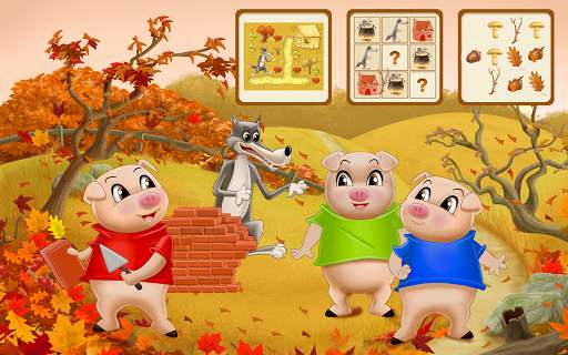 Three Little Pigs - Fairy Tale with Games screenshot 6