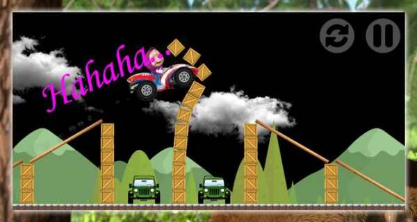 Marsha and Bear Racing Car screenshot 1