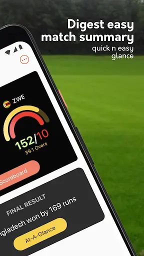 Live cricket scores, unique cricket app cricsmith screenshot 3