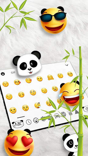 Cute Panda Keyboard screenshot 3