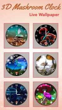 3D Mushroom Clock Live Wallpaper screenshot 5