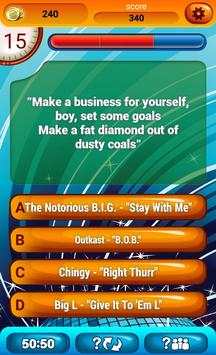 Guess The Lyrics Rap Quiz screenshot 4