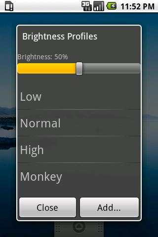 Brightness Profiles screenshot 1