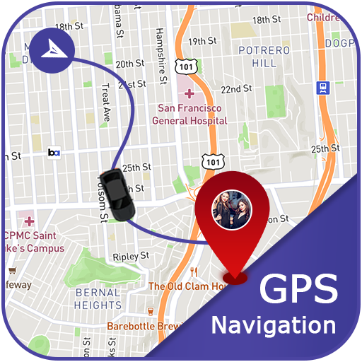GPS Route Finder : Maps Navigation &amp; Directions icon