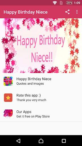 Happy Birthday Niece screenshot 1