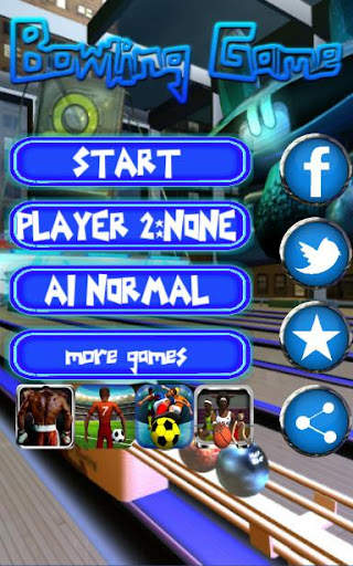 Bowling Game Flick screenshot 1