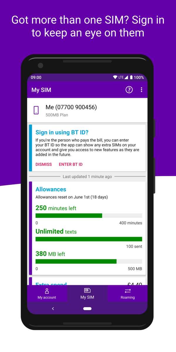 BT Mobile screenshot 2