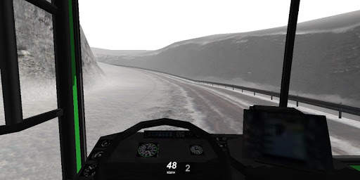 Snowy Bus Simulator screenshot 2