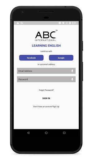 ABC International- English Learning App screenshot 1