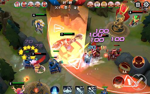 มาสเตอร์แบทเทิลลีก 5vs5 : MOBA PvP Trainer screenshot 5