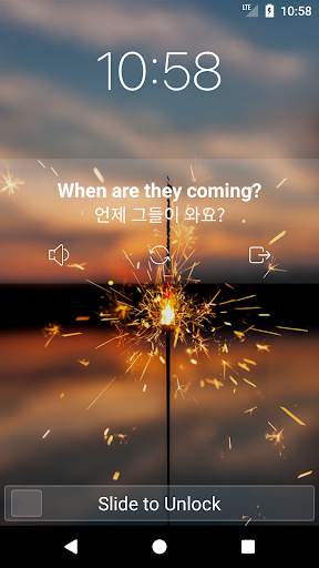Learn English on Lockscreen screenshot 1