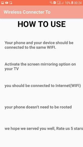 Wireless TV Connector( Screen  screenshot 3