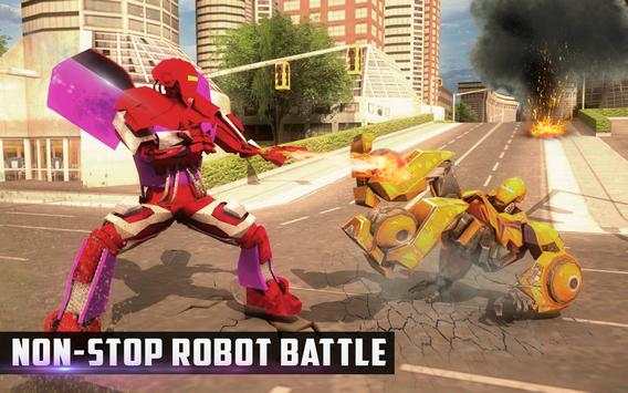 Captain Robot Transform: Crime Battle City स्क्रीनशॉट 1