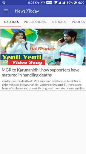 News 9 Today  | News | Media Entertrainment screenshot 3
