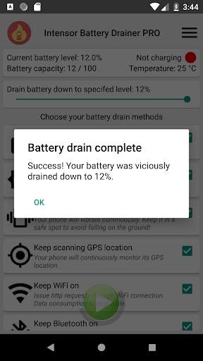 Intensor Battery Drainer PRO 3 تصوير الشاشة