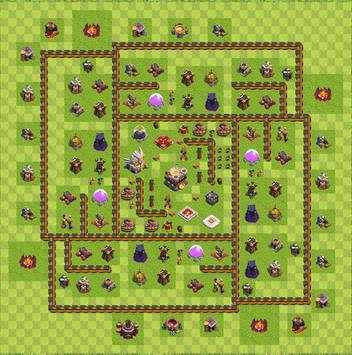 Top COC Base Layout screenshot 3