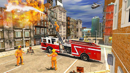 Fire Engine Truck Driving : Emergency Response screenshot 15