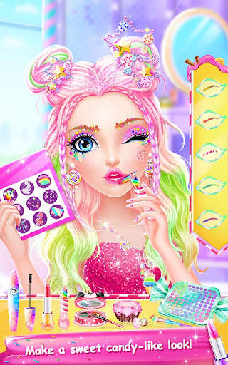 Candy Makeup Party Salon screenshot 2