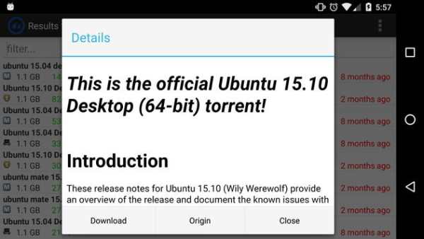 Torrential Torrent Search скриншот 2