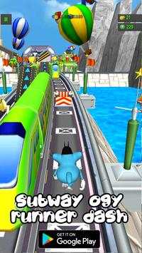 Subway Oggy Runner Dash скриншот 3