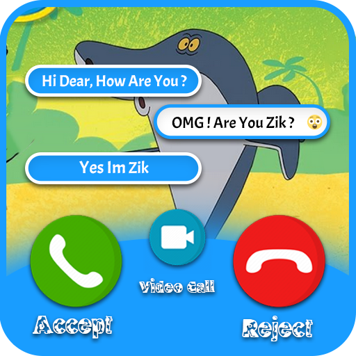 Fake Video Call Zig &amp; Sharko icon