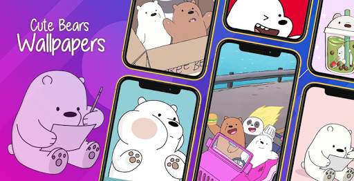 Cute Bear Cartoon Wallpaper 🧸 screenshot 1