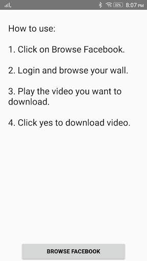 Video Downloader for Facebook screenshot 1