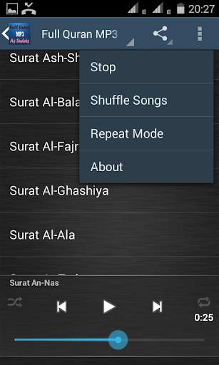 Full Quran MP3 As Sudais screenshot 5
