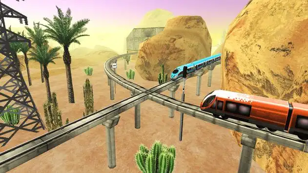 Real Train Games Driving Games स्क्रीनशॉट 5