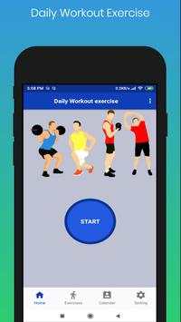 Daily Workout exercise screenshot 1