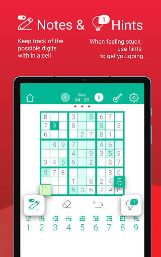 Sudoku Love ! Free Offline Sudoku Games! screenshot 19