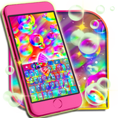 Rainbow Bubbles Keyboard icon