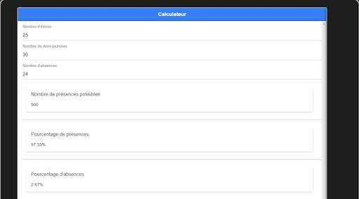 Registre d'appel - Calculateur screenshot 3