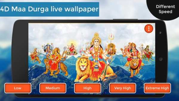 4D Maa Durga Live Wallpaper 2 تصوير الشاشة