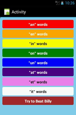 Three Letter Words Part 1 Free скриншот 3
