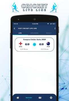 Fast Cricket Live Line screenshot 3