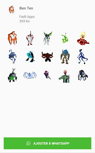 Ben Ten stickers - WhatsApp screenshot 4