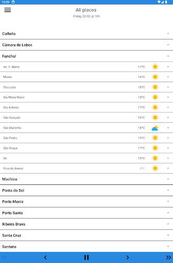 MadeiraWeather screenshot 13