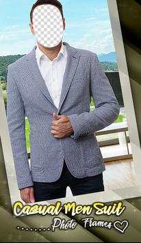 Casual Men Suit Photo Frames screenshot 2