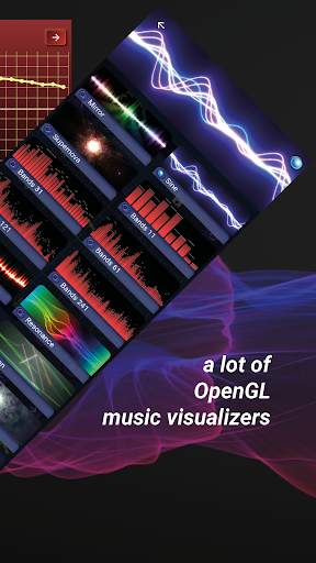 Audio Visualizer Music Player screenshot 4