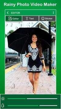 Rainy Photo Video Maker screenshot 4