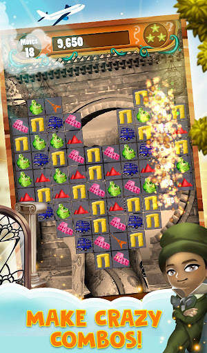 Match 3 World Adventure - City screenshot 6