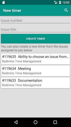Redmine Time Management screenshot 3