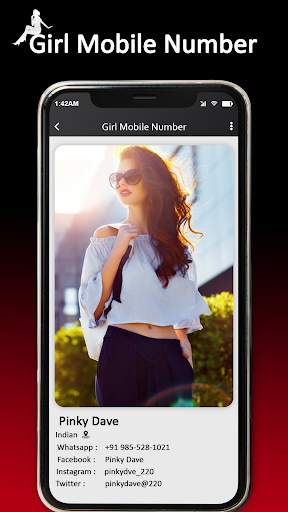 Girl Mobile Number Prank - Girl Chat for Whatsapp screenshot 5