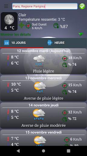 ClosestWeather Météorologiques screenshot 6
