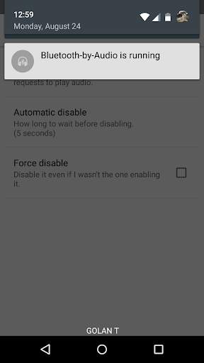 Bluetooth by Audio (Battery) 3 تصوير الشاشة