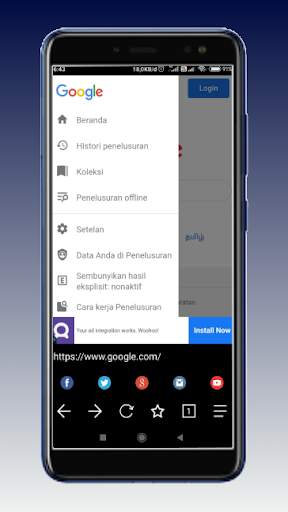 Xtobe Browser Membuka Situs Blokir screenshot 5