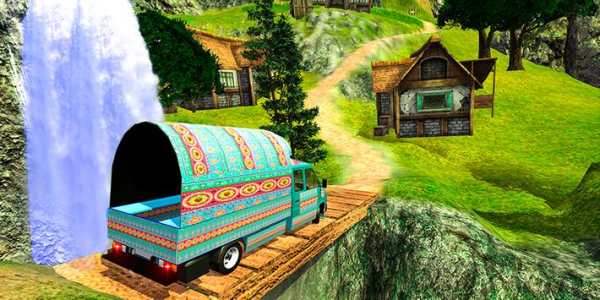 Offroad Pickup Van Driving Simulator 2019 screenshot 2