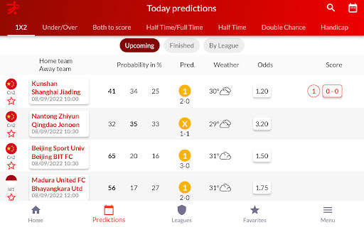 Pronostici calcistici Forebet screenshot 10