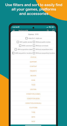 MyGameDB - Game Tracker 4 تصوير الشاشة
